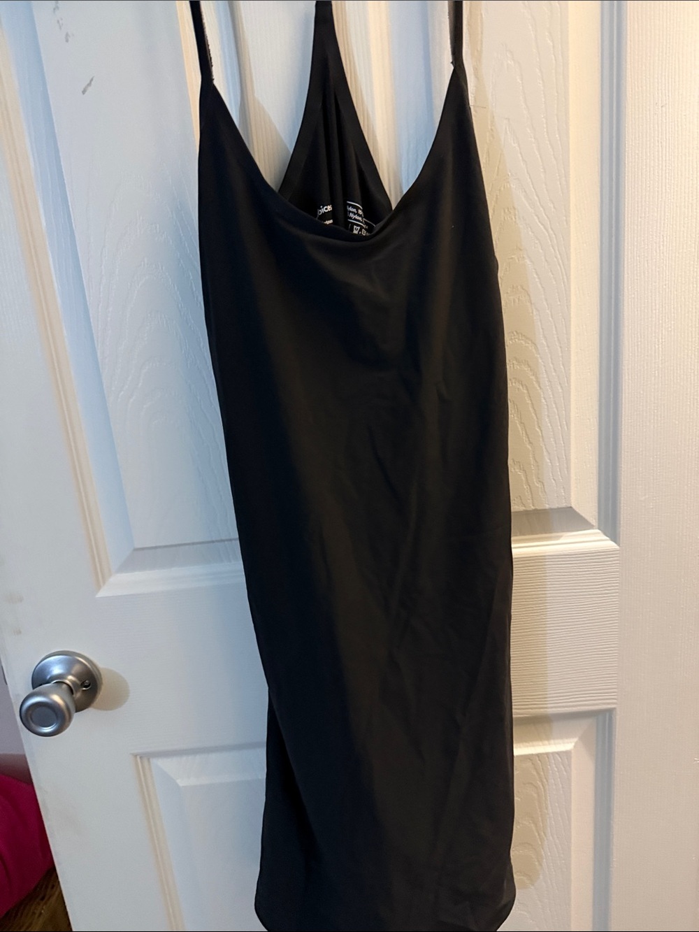 Outdoor Voices Black Strapless Slip Dress